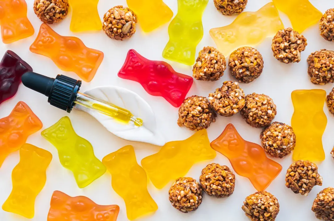 Image of cannabis edibles, including various infused food products, illustrating different forms of consumption in the cannabis industry. Are edibles dangerous for children?